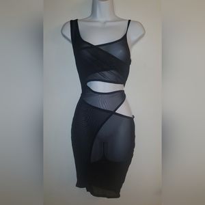 Sheer strappy cover up